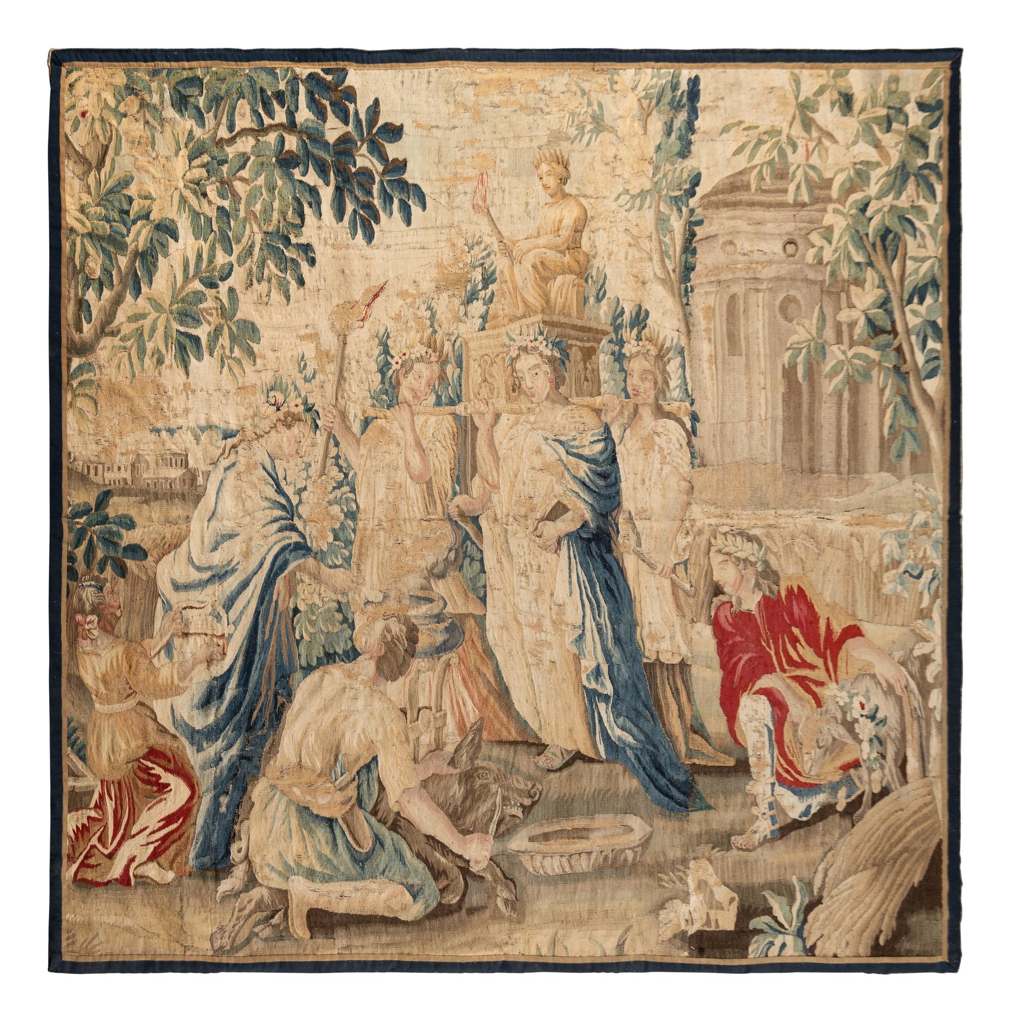 A Flemish Mythological Tapestry