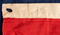 [CIVIL WAR]. 34-star flag purportedly flown at Fort Warren, Boston, MA. Ca 1861-1863.