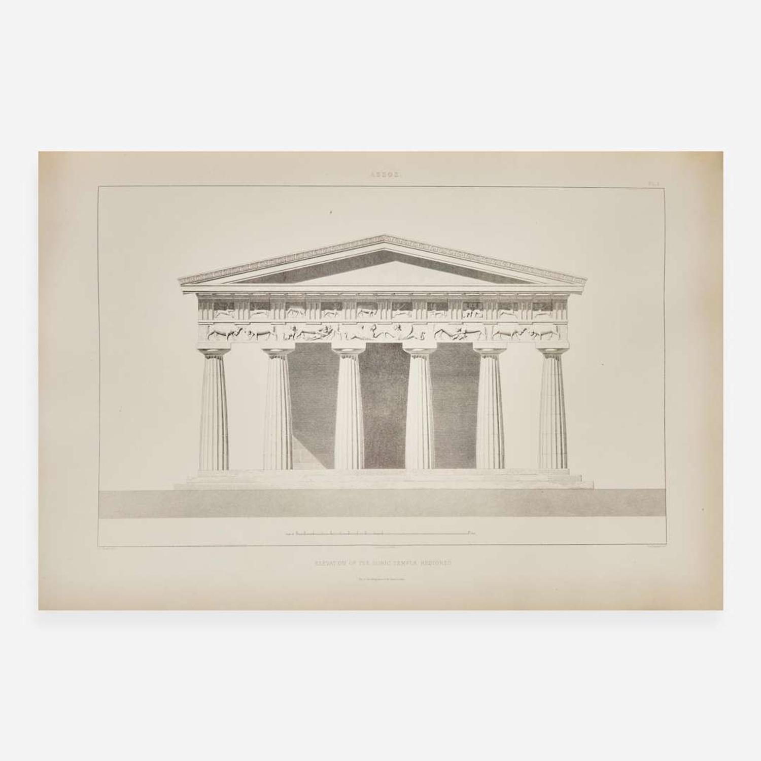 [Travel & Exploration] Texier, Charles, and R. Popplewell Pullan The Principal Ruins of Asia Minor, Illustrated and Described