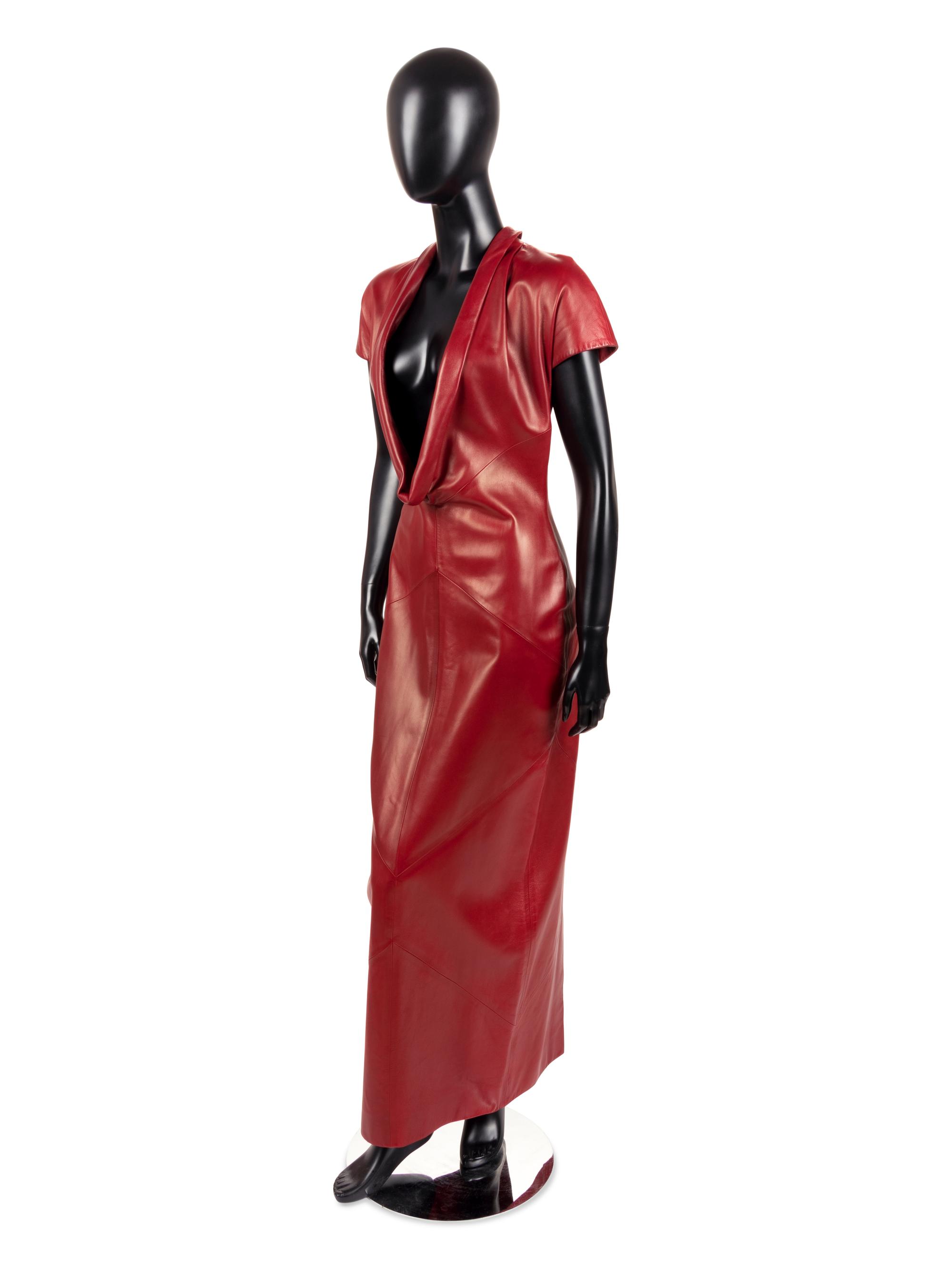 Givenchy Couture Leather Dress, 1990s