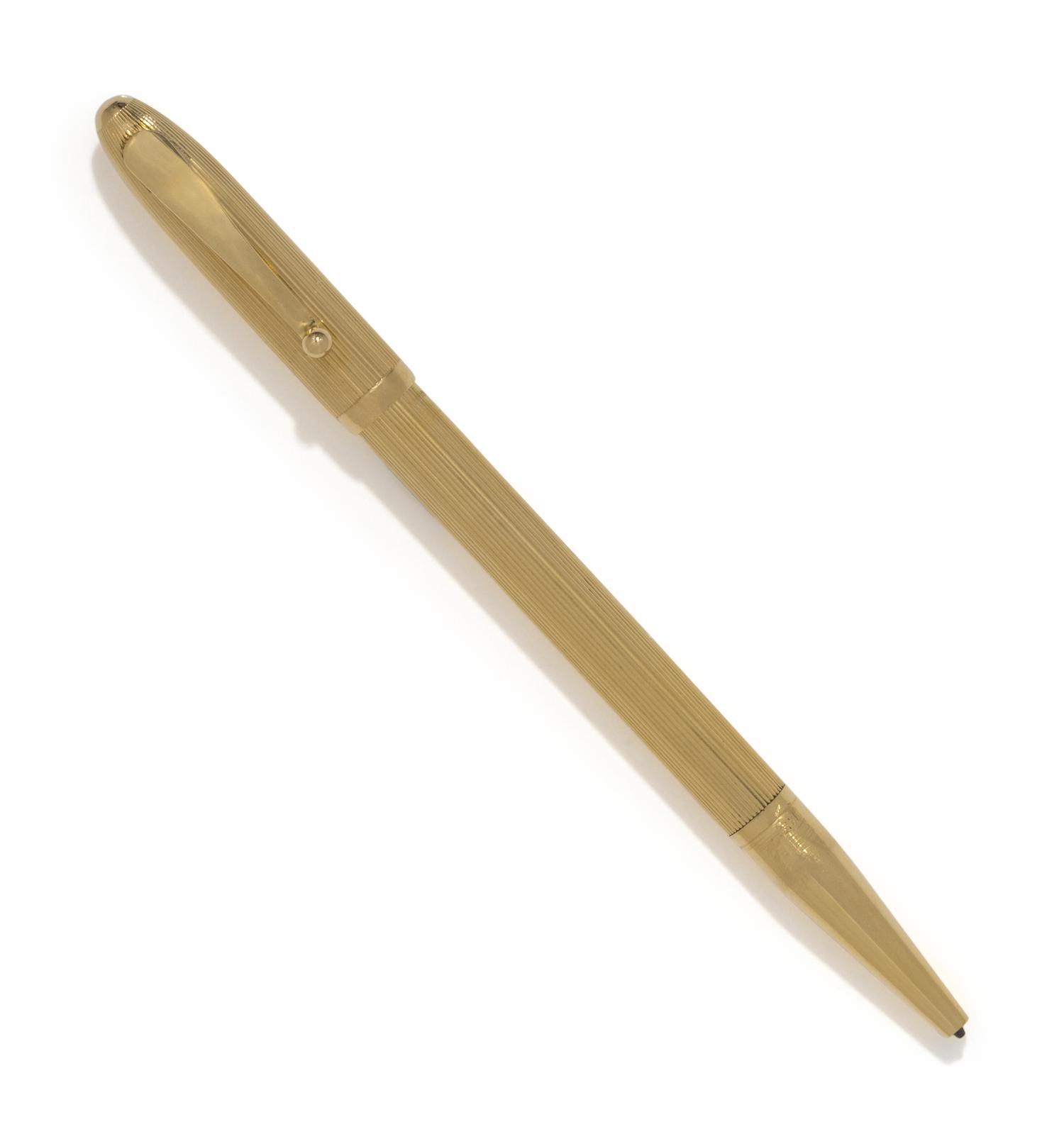 YELLOW GOLD MECHANICAL PENCIL
