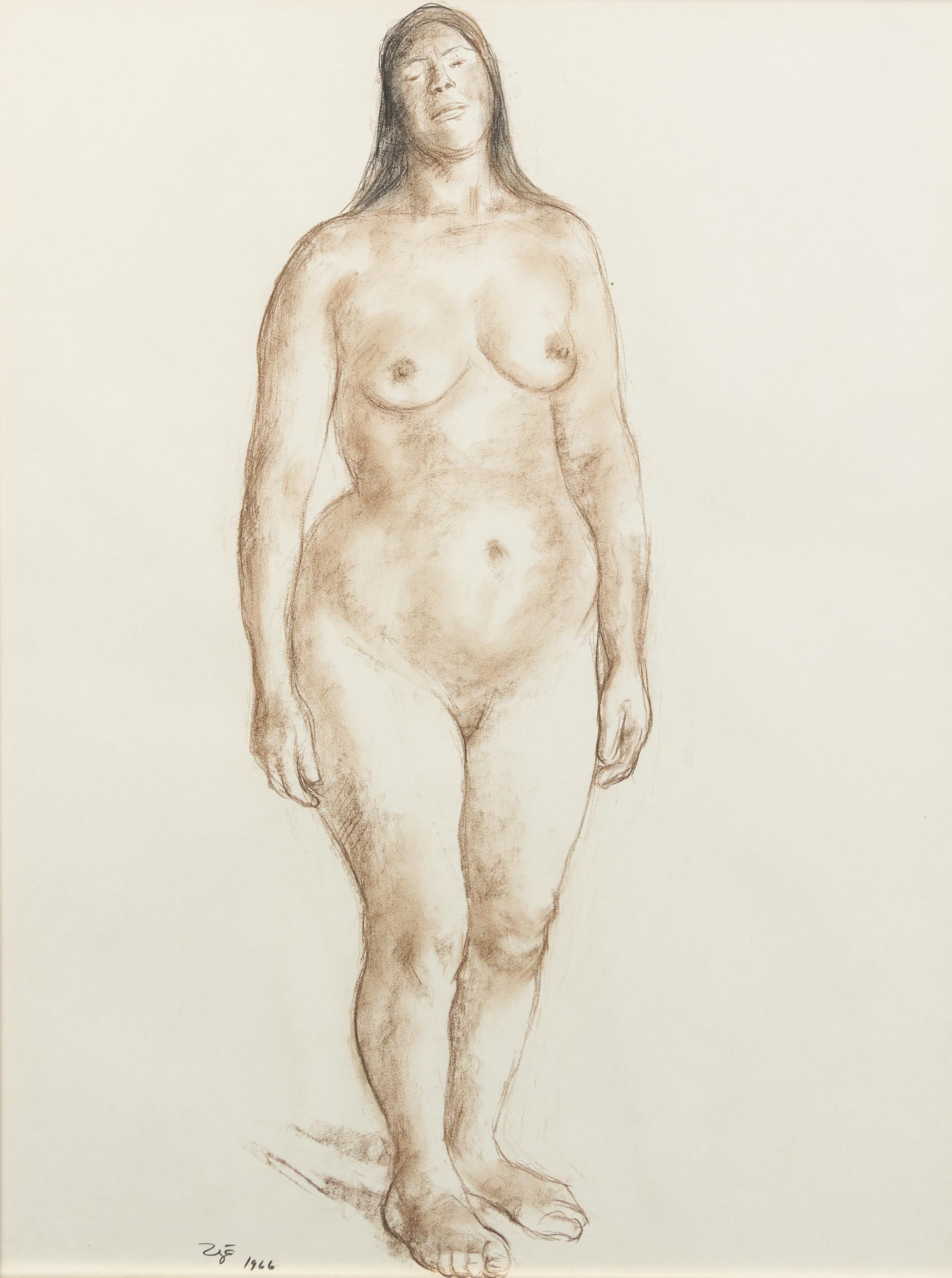 Francisco Zuniga, (Mexican, 1912-1998), Mujer, 1966