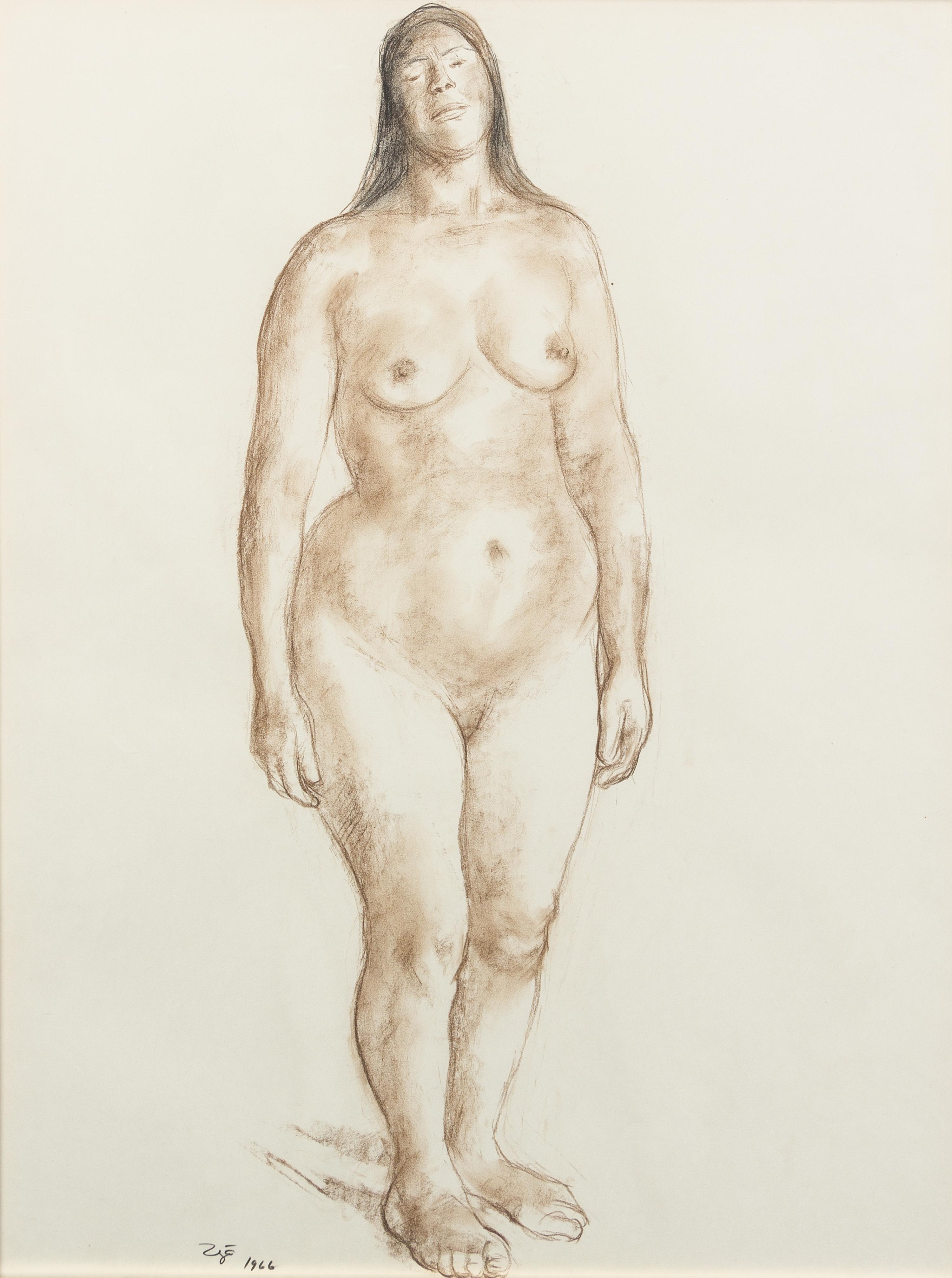 Francisco Zuniga, (Mexican, 1912-1998), Mujer, 1966