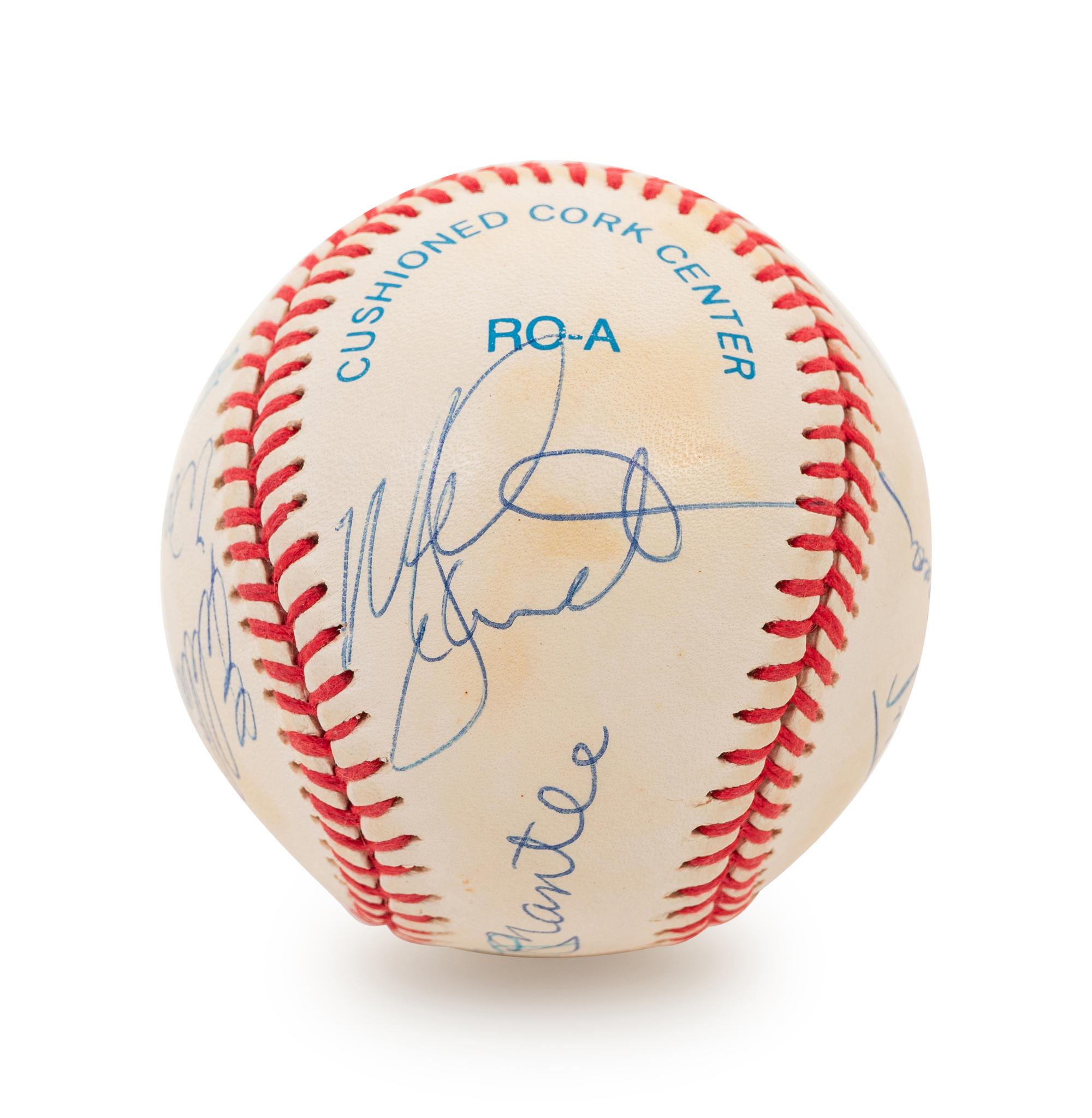 A 1980s 500 Home Run Club Signed Autograph Baseball Featuring 11 Autographs (PSA Authentic)