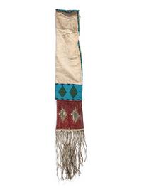 Sioux Beaded and Quilled Tobacco Bag
