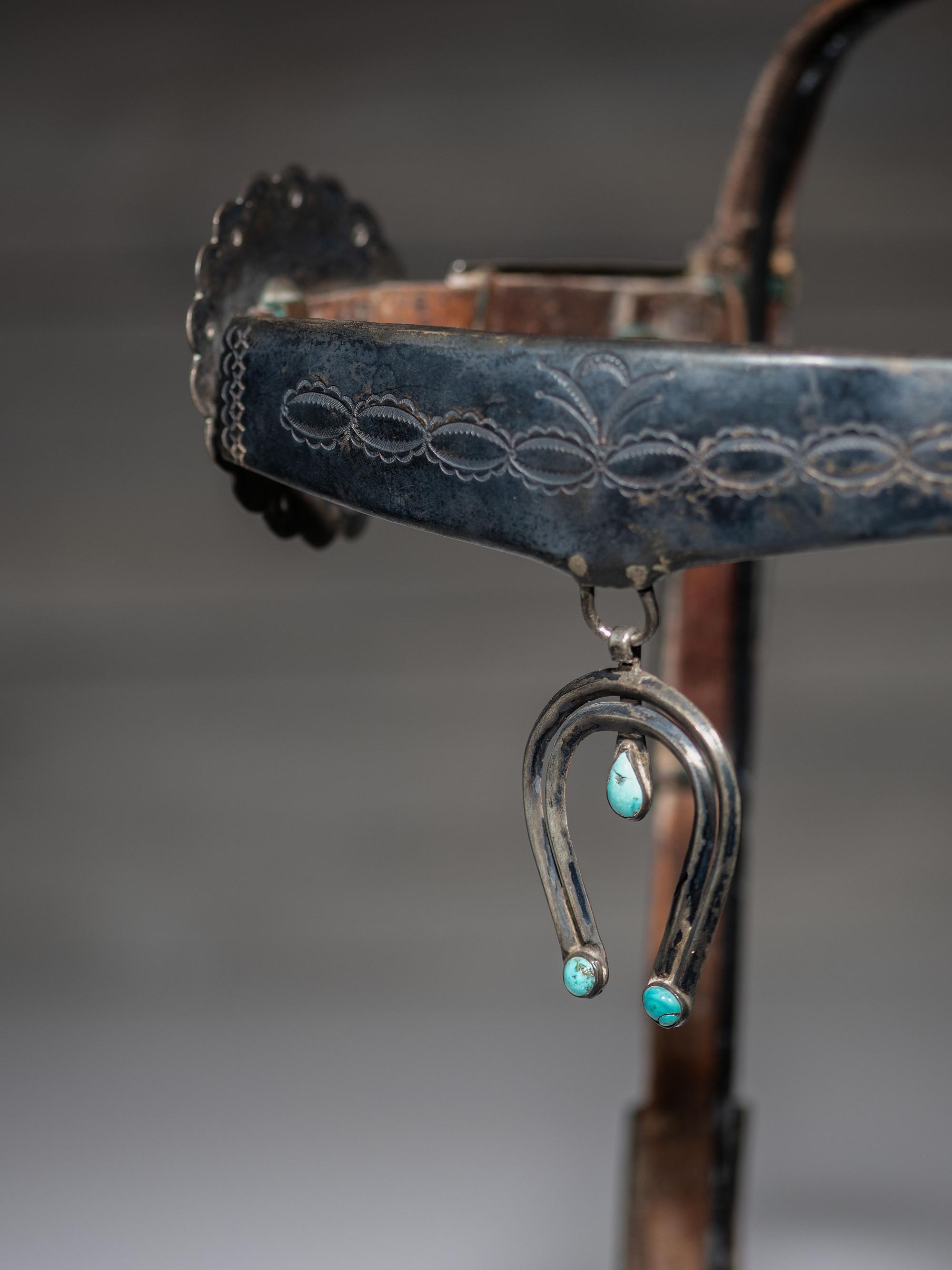 Navajo Silver and Turquoise Headstall