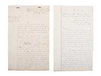 [CIVIL WAR]. Military reports, maps, post-war letters from Union and Confederate officers, and other papers gathered by Union Army officer Louis-Philippe-Albert d'Orléans, comte de Paris (1838-1894), while conducting research for his book History of the Civil War in America .