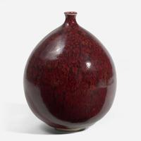 Brother Thomas Bezanson (Canadian-American, 1929-2007) Three Porcelain Vases, USA, circa last quarter 20th century