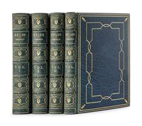 [BINDINGS] -- [BIOGRAPHY] -- [LITERATURE]. A group of 3 works related to biography and literature, comprising:
