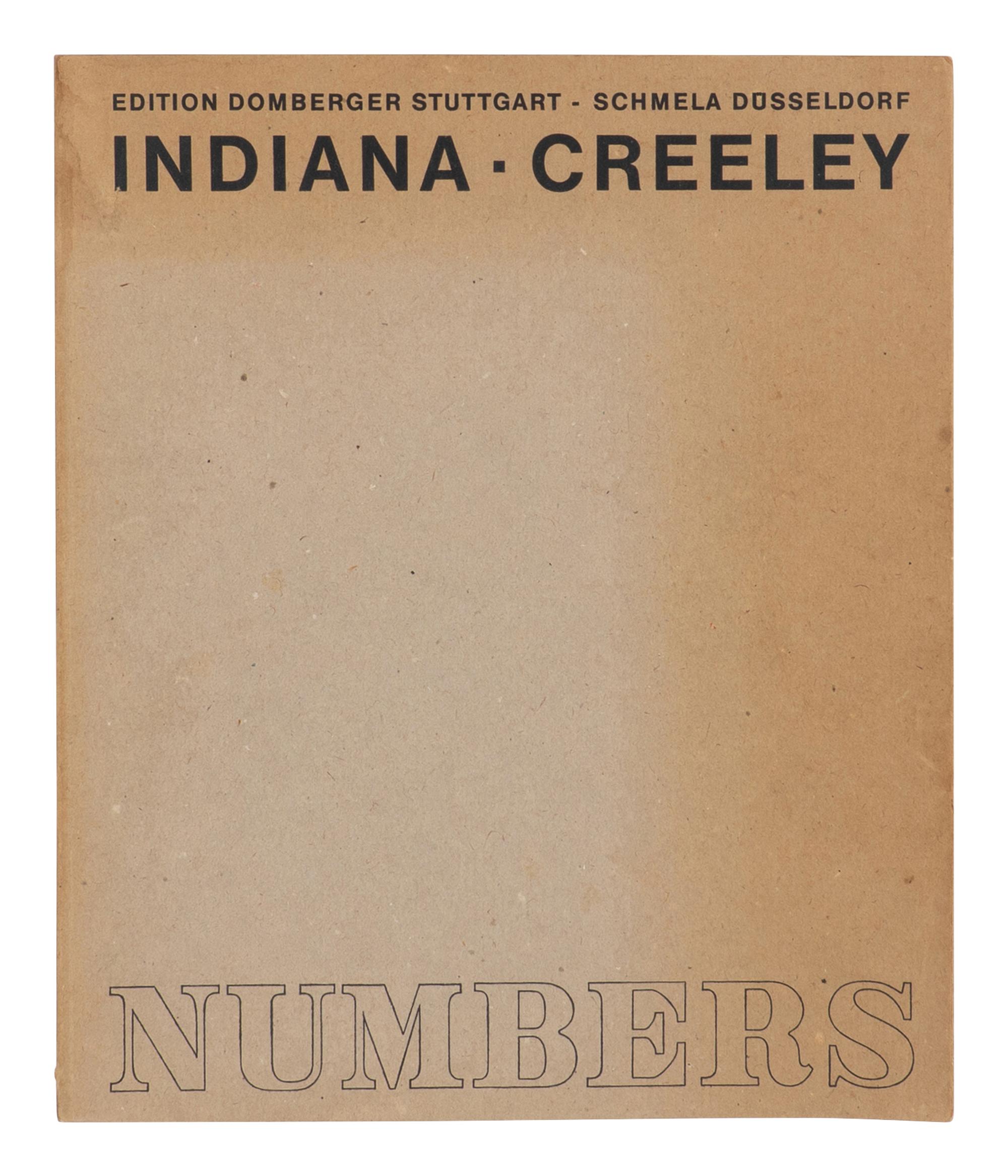 [ARTIST BOOK]. INDIANA, Robert (1928-2018) and Robert CREELEY (1926-2005). Numbers . Stuttgart and Dusseldorf: Edition Domberger and Galerie Schmela, 1968.