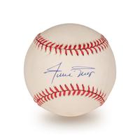 A Willie Mays Signed Autographed Baseball (Beckett Authentication Services Letter BAS Certified),