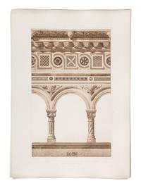 D’ESPOUY, Henry. Fragments d'Architecture du Moyen Age et de la Renaissance, d'apres les Relevés & Restaurations des Anciens Pensionnaires de l'Academie de France a Rome. Paris: Charles Massin, n.d.