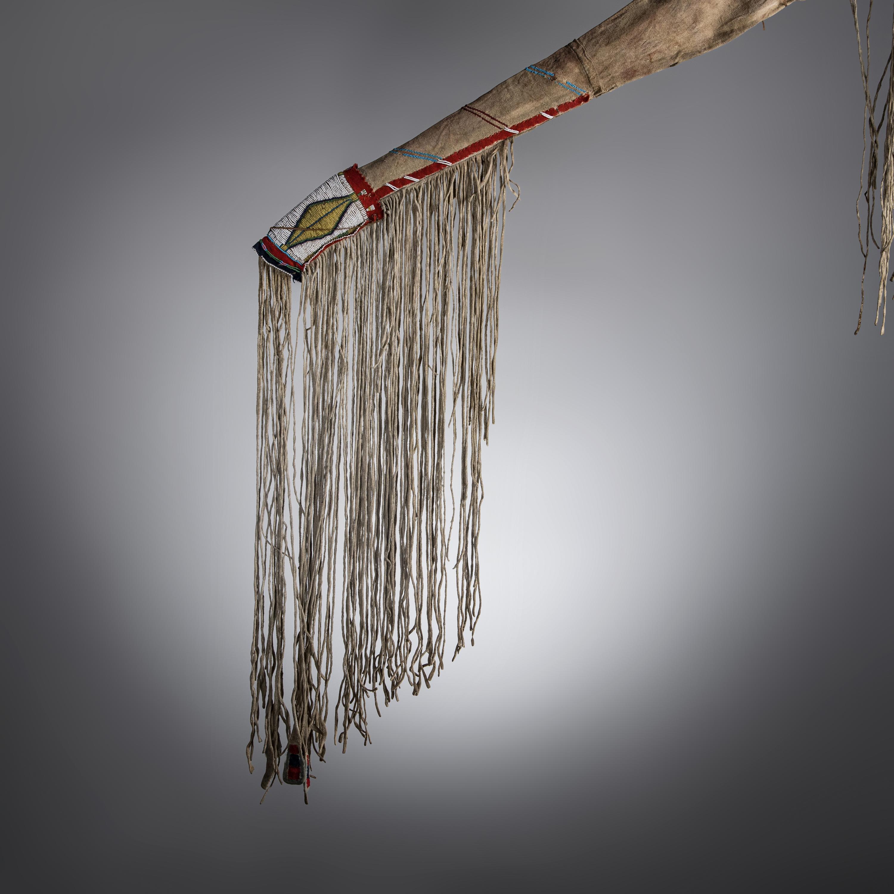Blackfeet Beaded Hide Rifle Scabbard