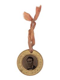 [LINCOLN-HAMLIN CAMPAIGN]. A presidential campaign token featuring ferrotype portraits of Lincoln and Hamlin, ca. 1860.