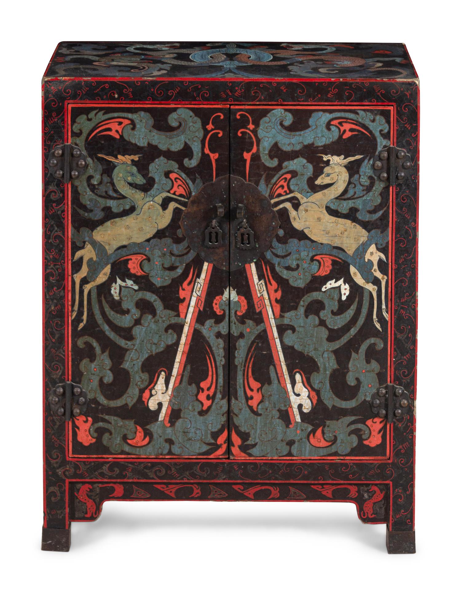 A Chinese Lacquered Cabinet