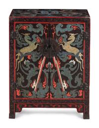 A Chinese Lacquered Cabinet