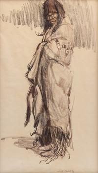 Robed Indian