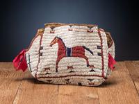 Sioux Beaded Pictorial Doctor's Bag, Remnant