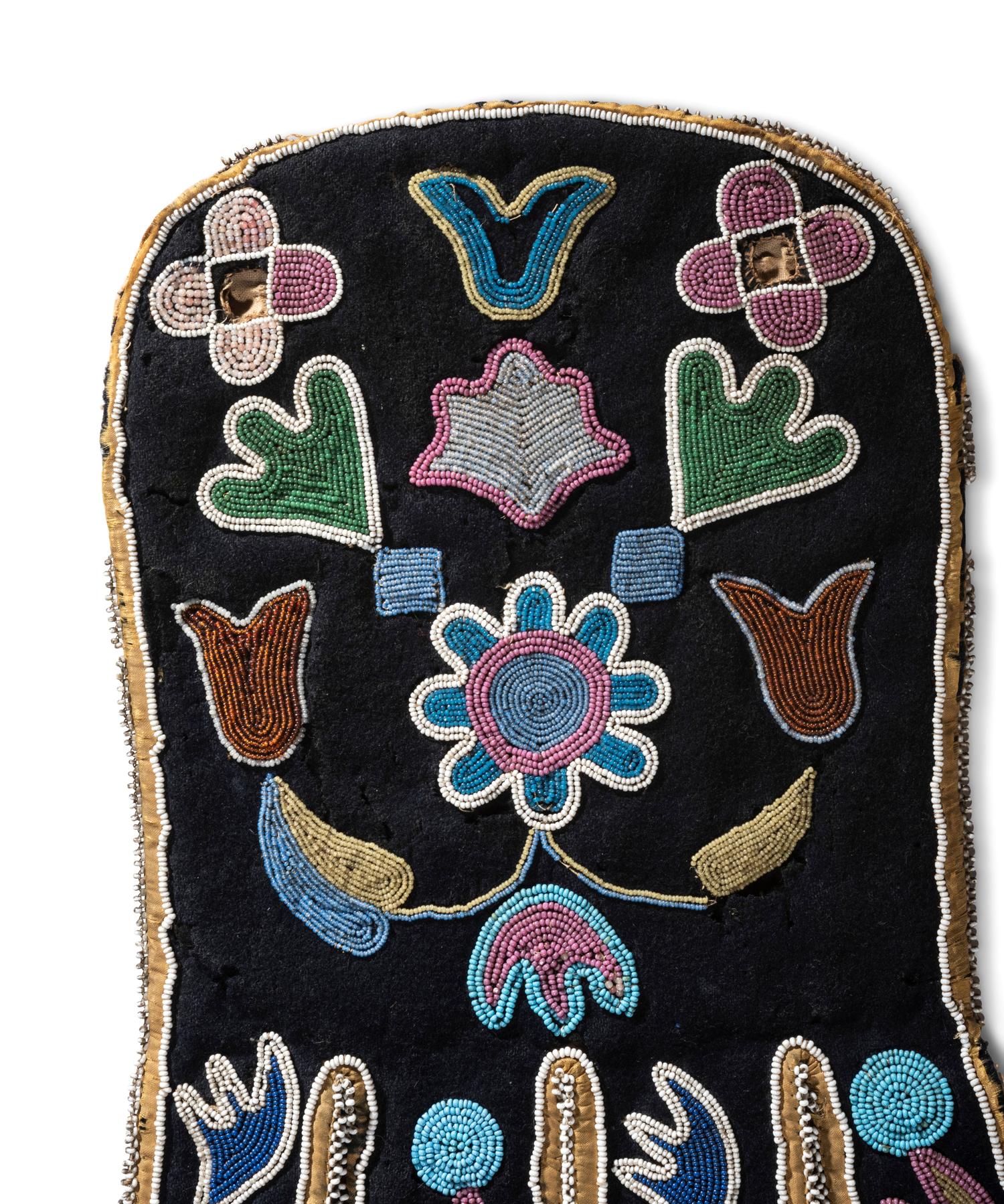 Athabaskan Beaded Wool Fire Bag