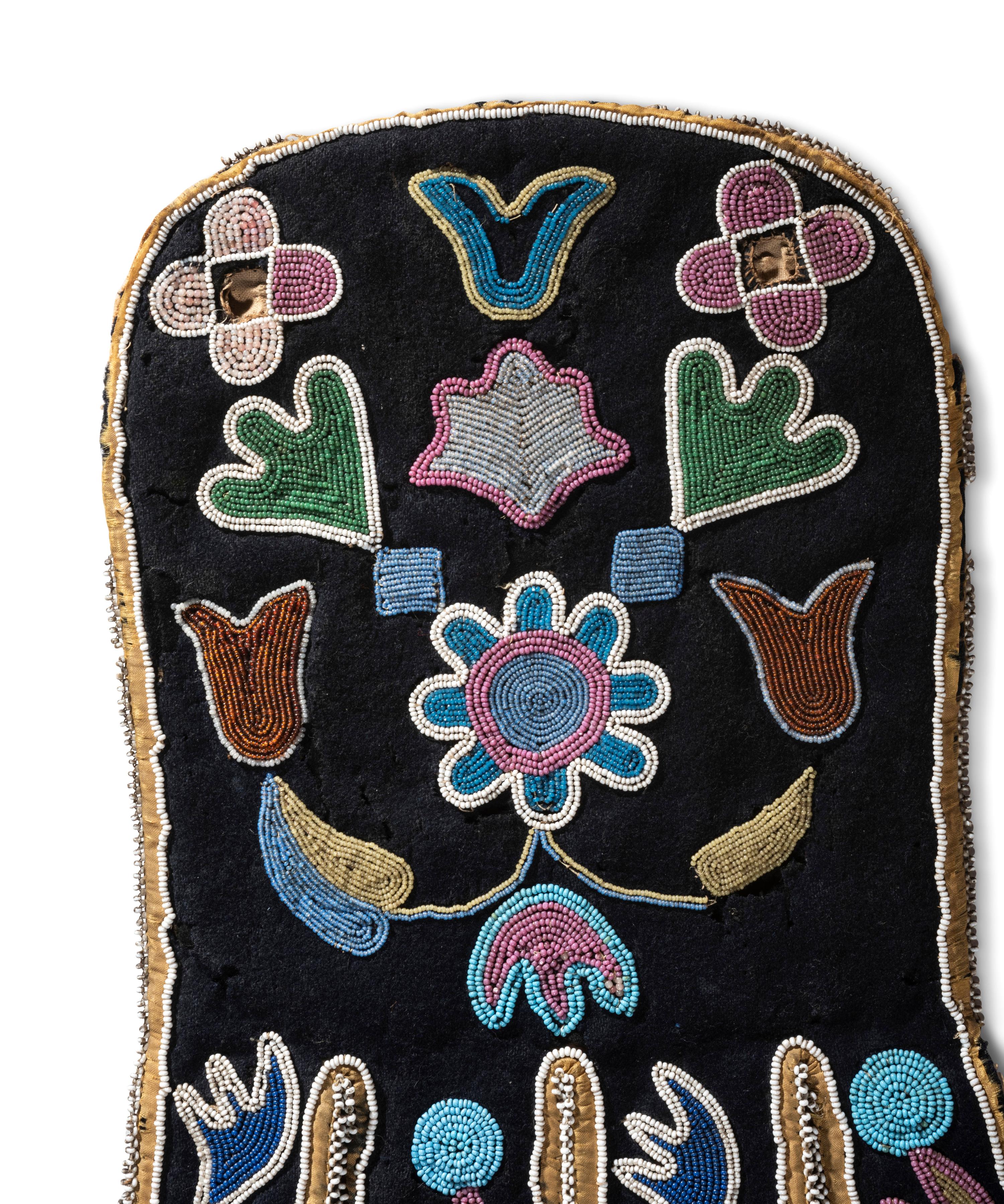 Athabaskan Beaded Wool Fire Bag