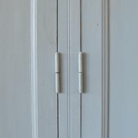A Painted Six Door Cabinet 162" W x 25" D x 110.5" H — Italy, Circa 1900