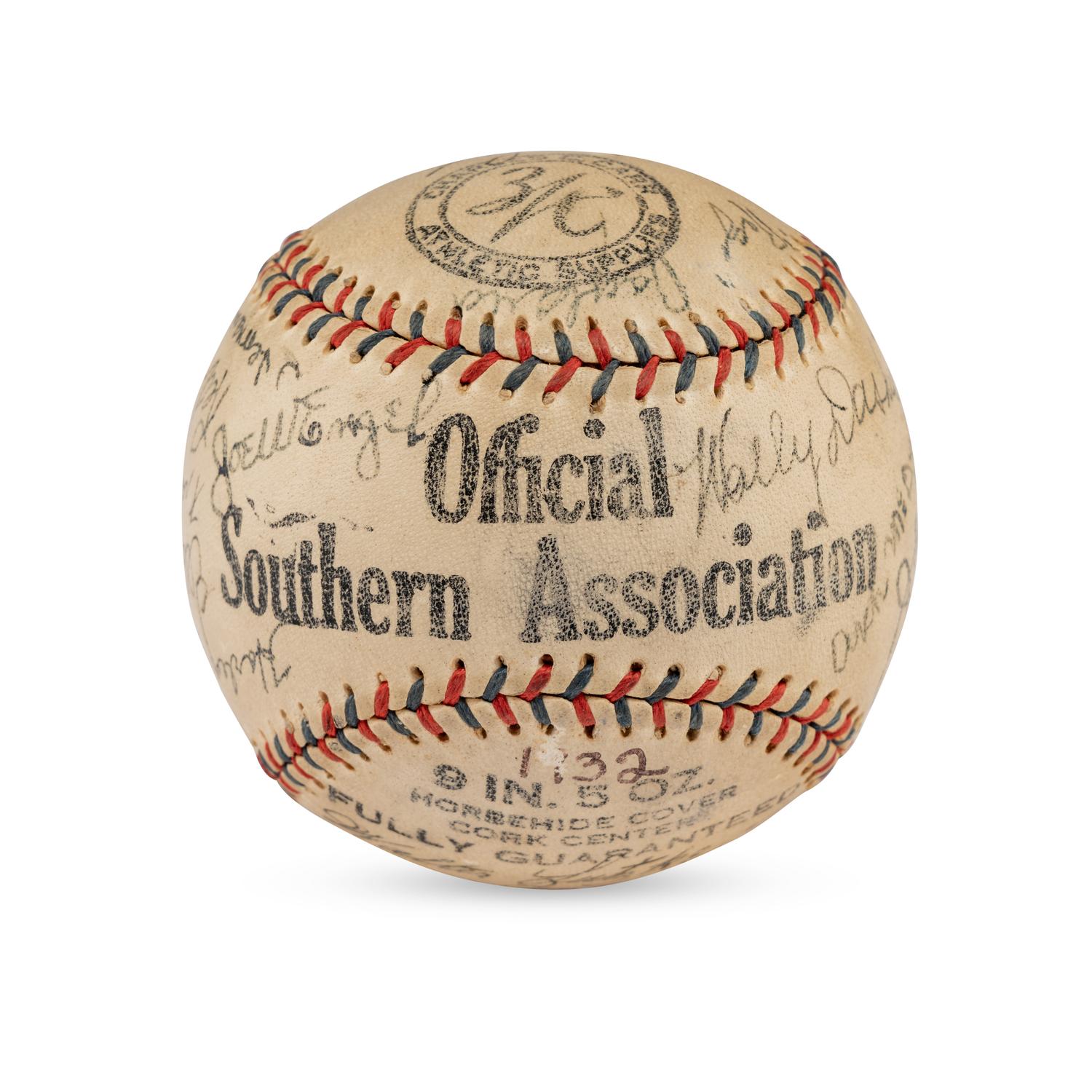 A 1931 Chattanooga Lookouts Team Signed Autograph Baseball