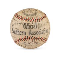 A 1931 Chattanooga Lookouts Team Signed Autograph Baseball