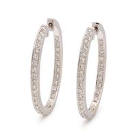 DIAMOND HOOP EARRINGS