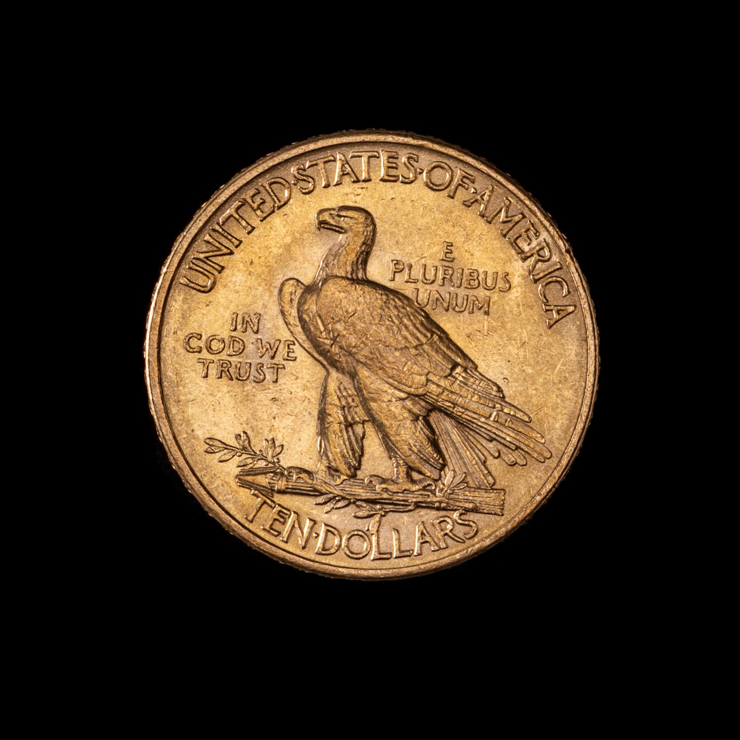 A United States 1913 Indian Head $10 Gold Coin