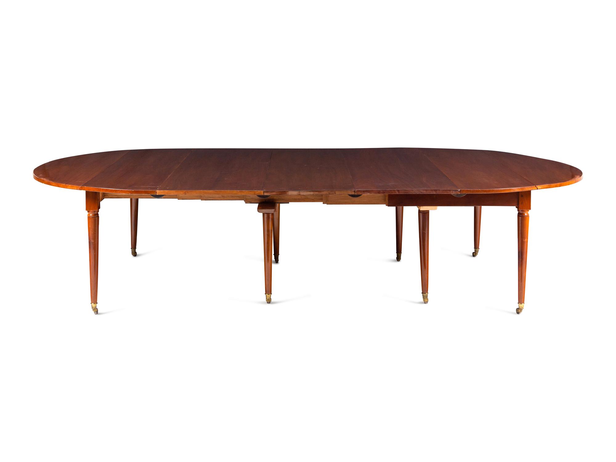 A Directoire Mahogany Dining Table