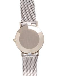 MOVADO, 18K WHITE GOLD 'MUSEUM CLASSIC' WRISTWATCH