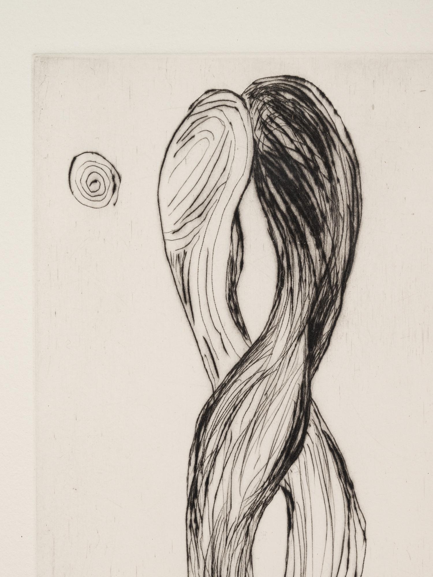 Untitled, no. 3 of 12 (Attempt at Meeting ; Hair) (from Anatomy)