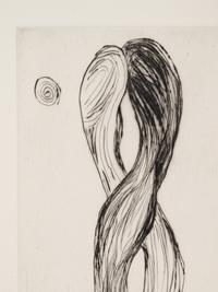Untitled, no. 3 of 12 (Attempt at Meeting ; Hair) (from Anatomy)