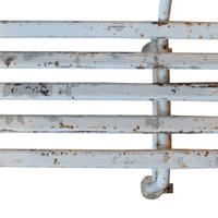 A Metal Garden Bench 78.5" W x 19" D x 29" H — Italy