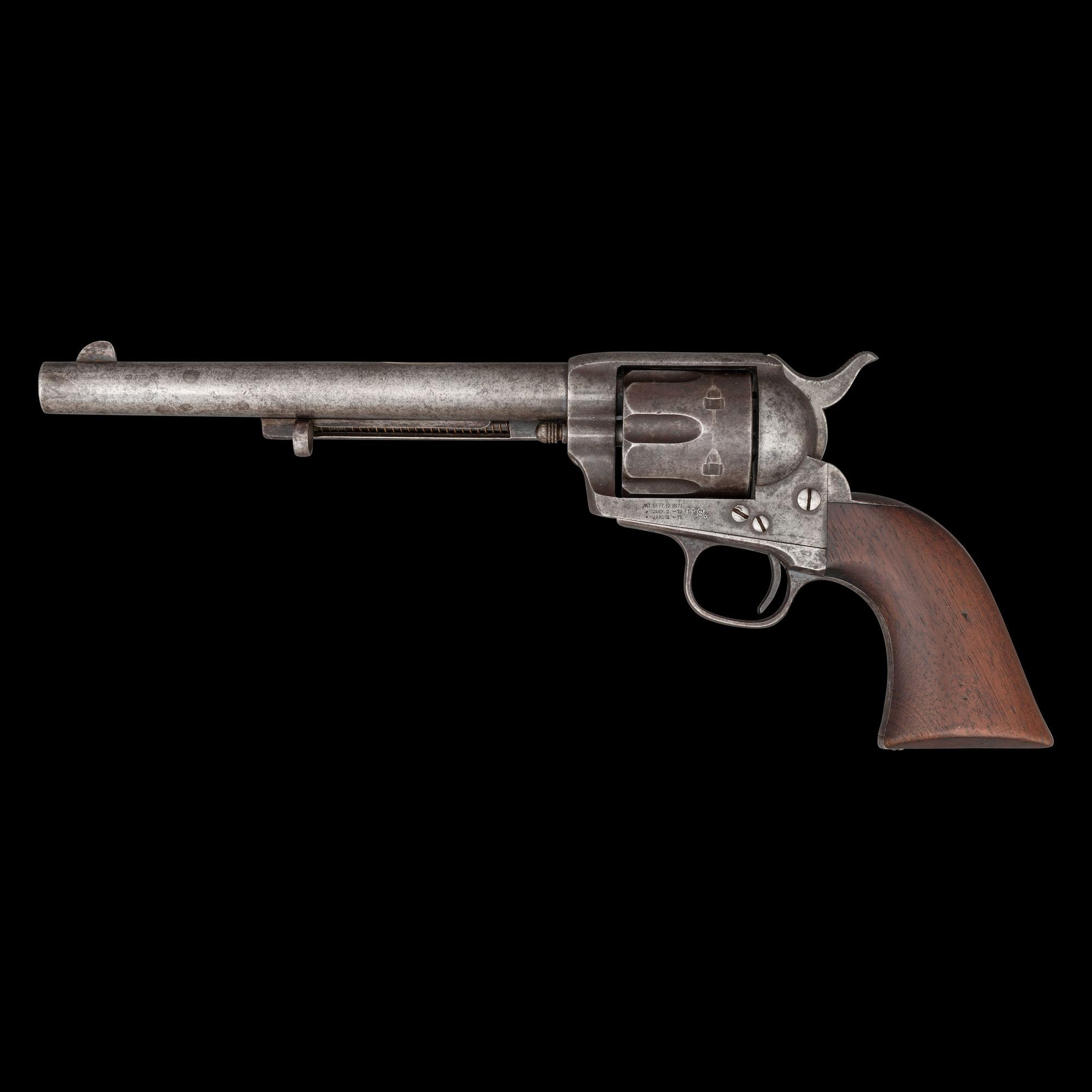 David F Clark Inspected Colt Cavalry Single Action Army Revolver with Kopec Gold Seal Letter