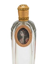A Louis XVI Gold, Lacquer and Enamel-Mounted Nécessaire