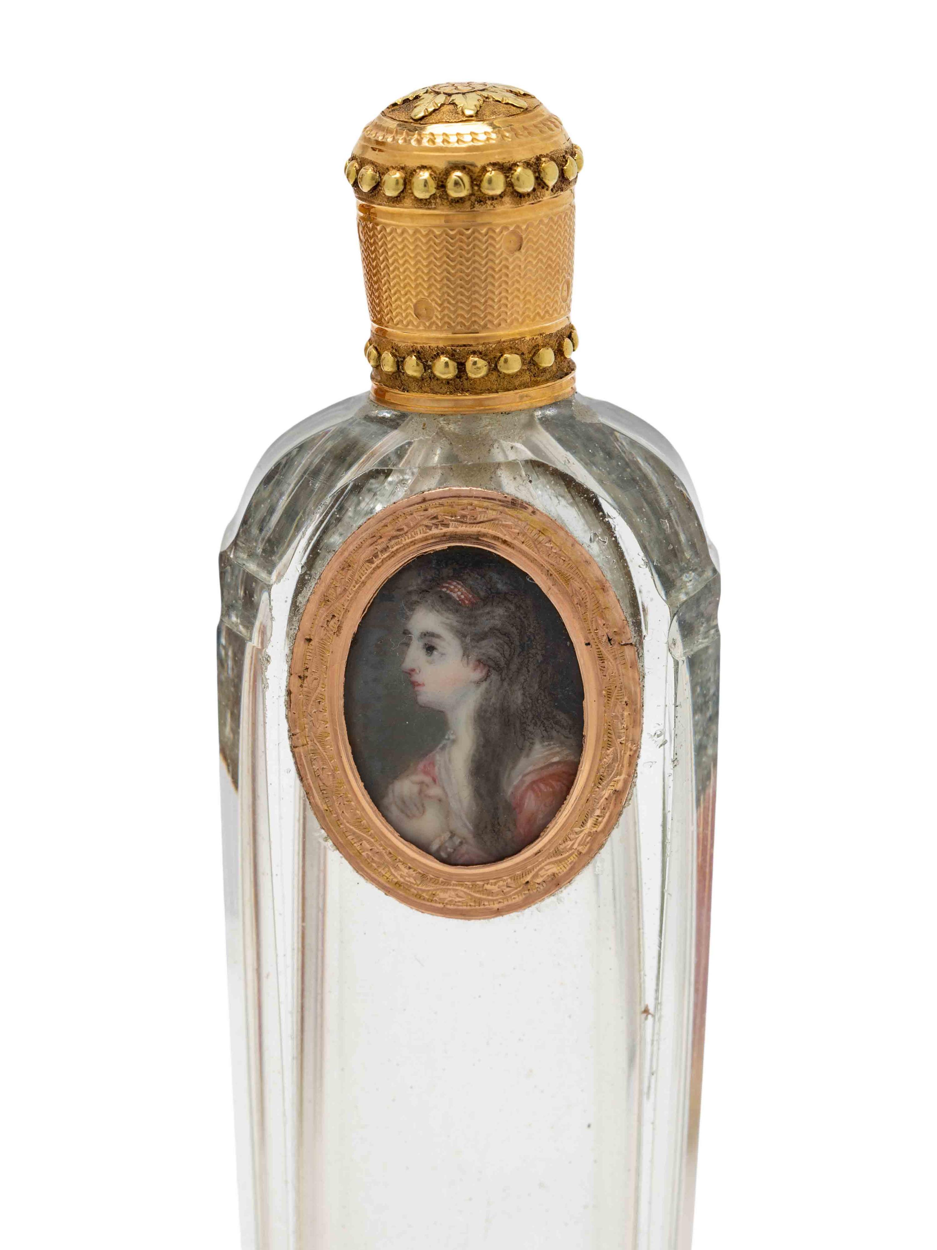 A Louis XVI Gold, Lacquer and Enamel-Mounted Nécessaire