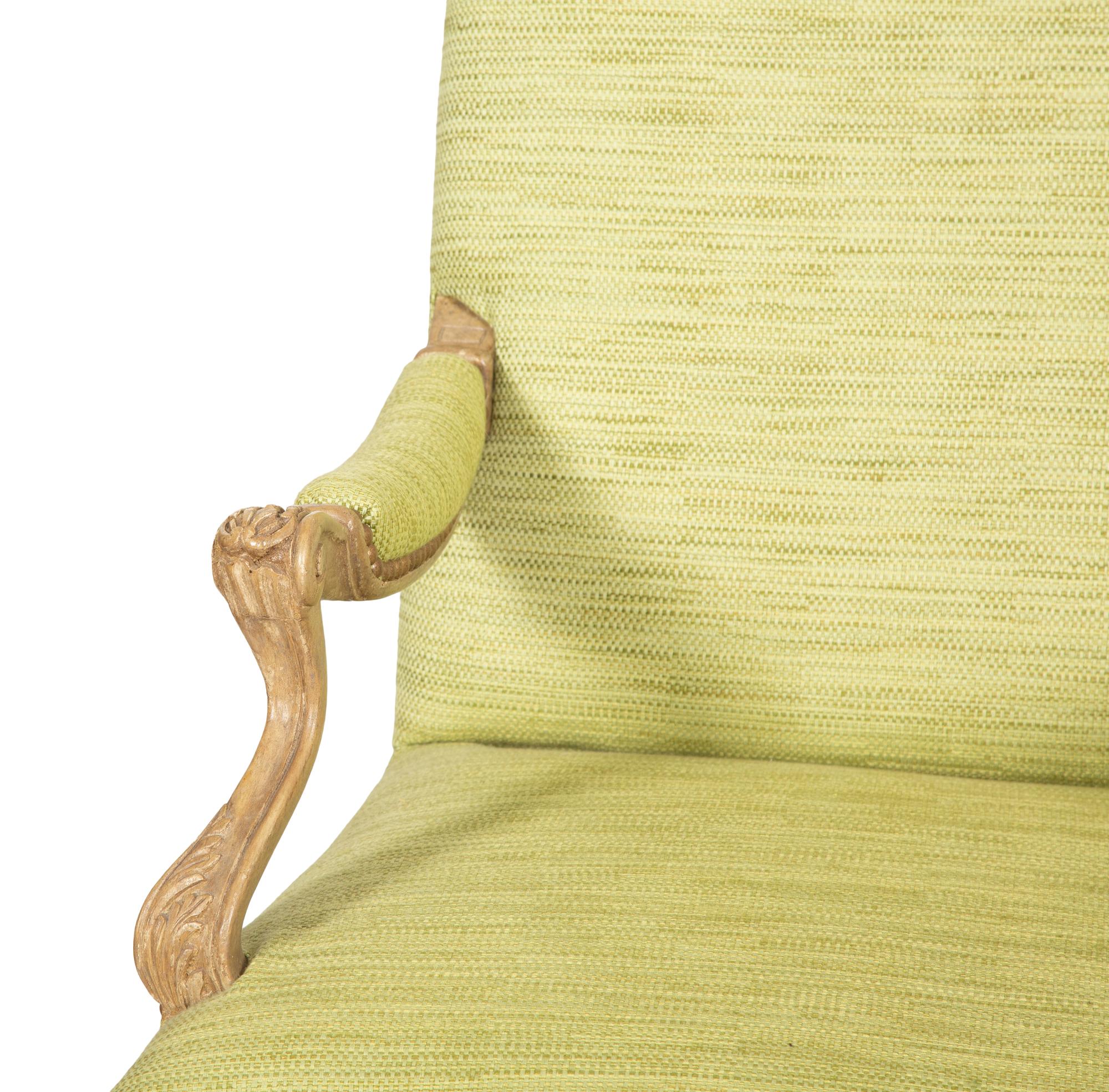 A Pair of Erika Brunson Regence Style Beechwood Fauteuils