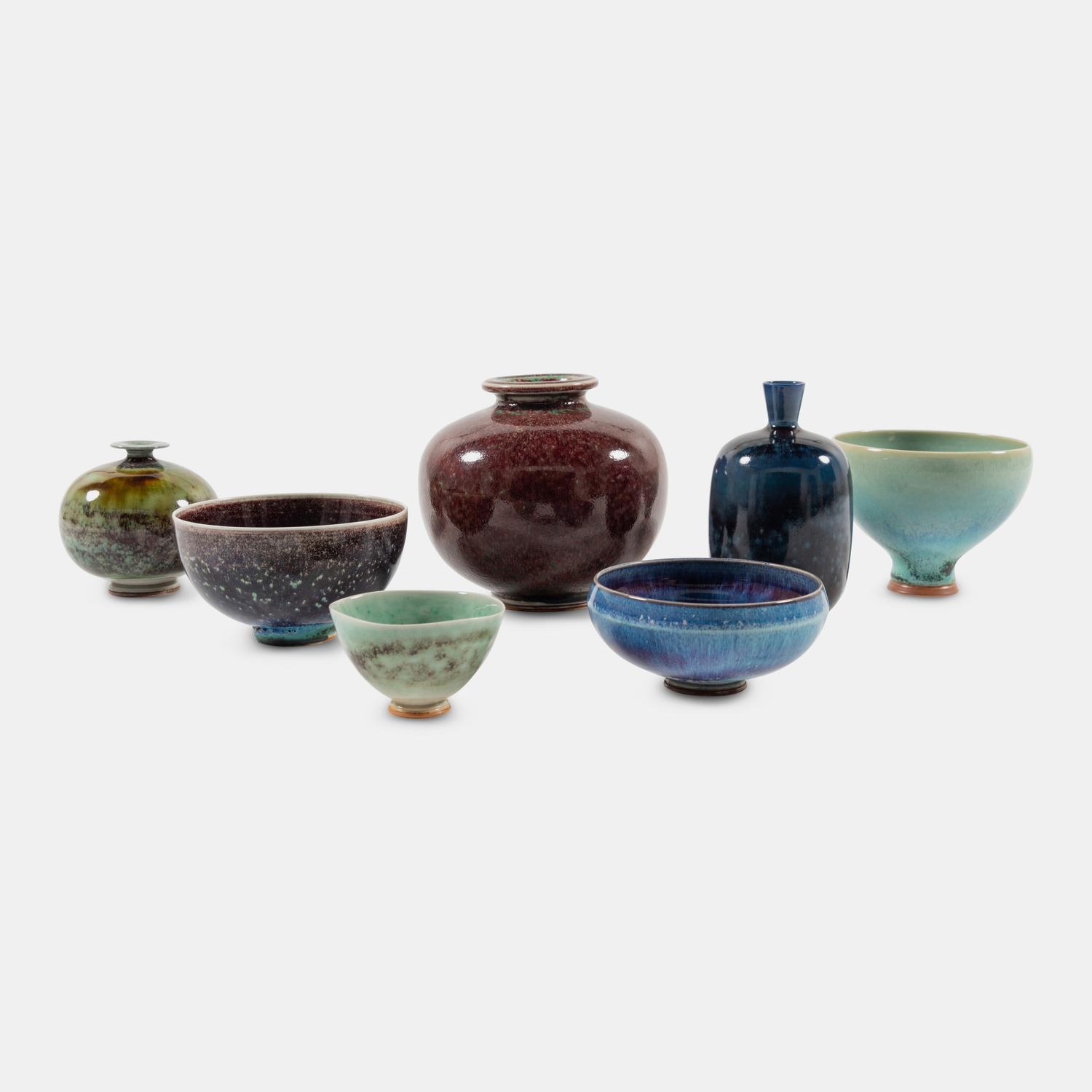 Collection of Seven Vessels, c. 1960