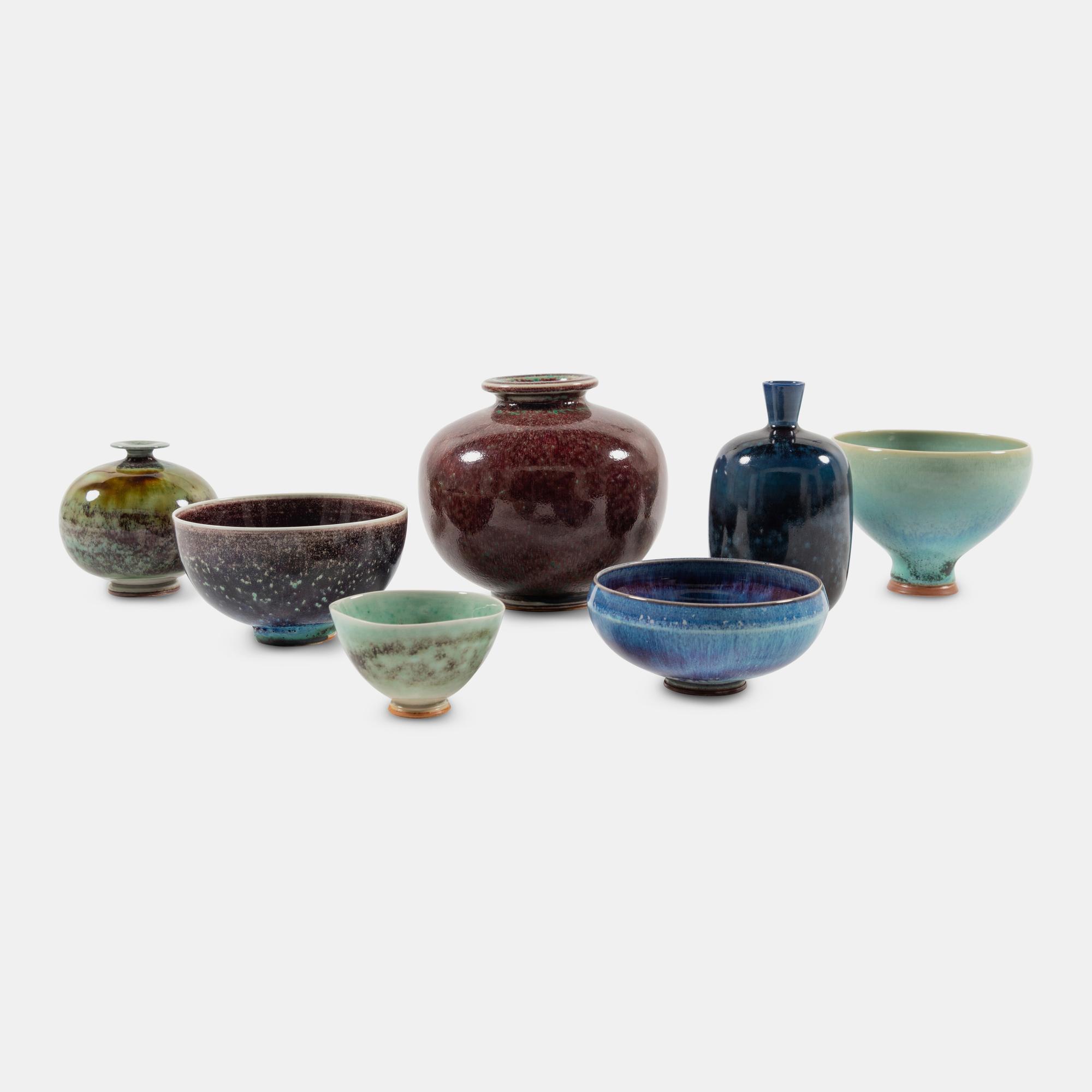 Collection of Seven Vessels, c. 1960