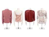 Four Chanel Tops: One Leather Jacket, One Printed T-Shirt, One Printed Shell Top, One Tweed Jacket, 2001-2006