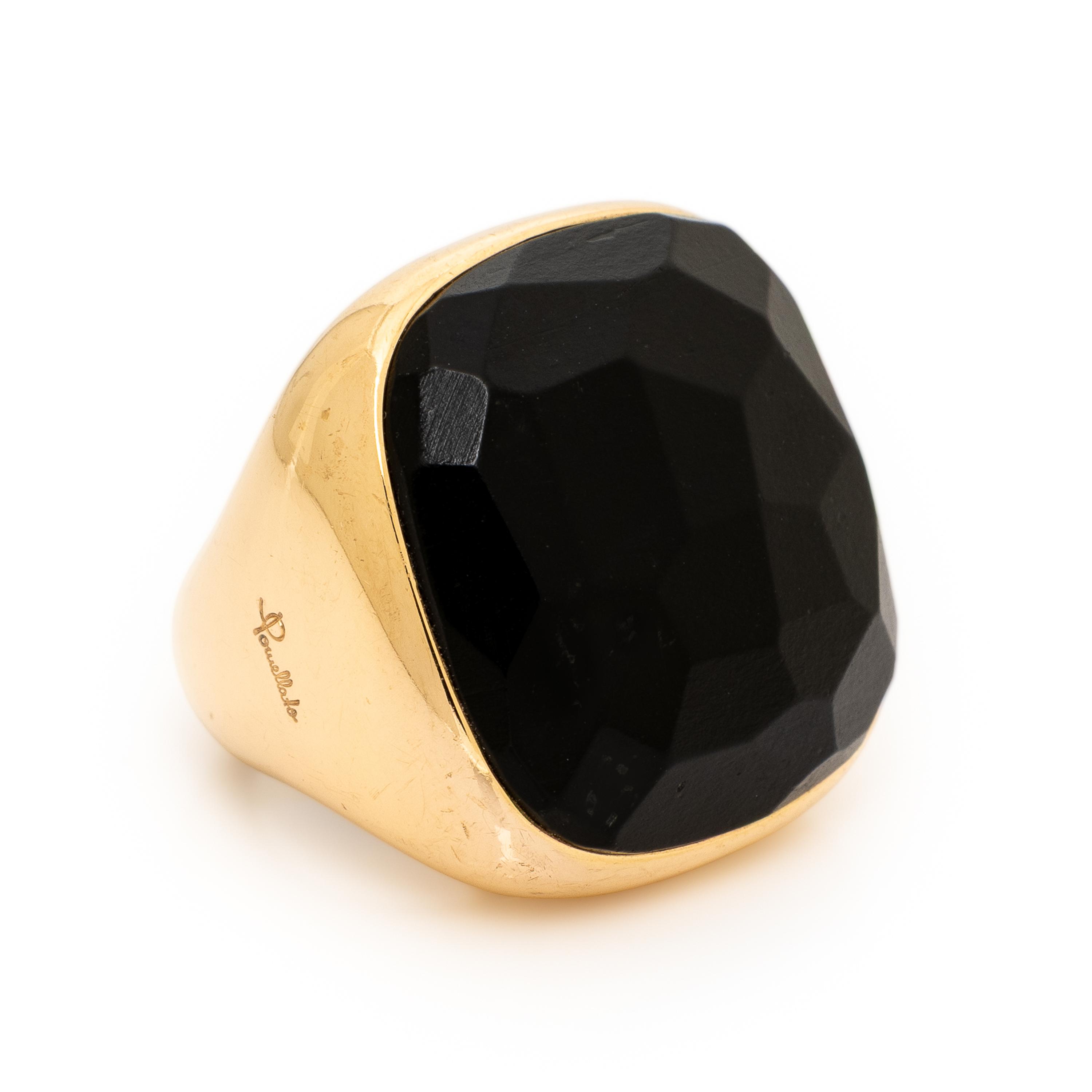 Pomellato, 'Victoria', Jet and Rose Gold Ring