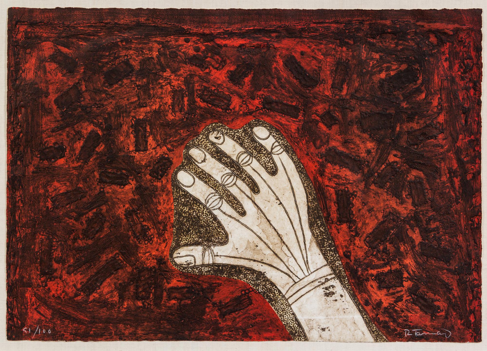 Rufino Tamayo, (Mexican, 1899–1991), Mano Blanco, 1977