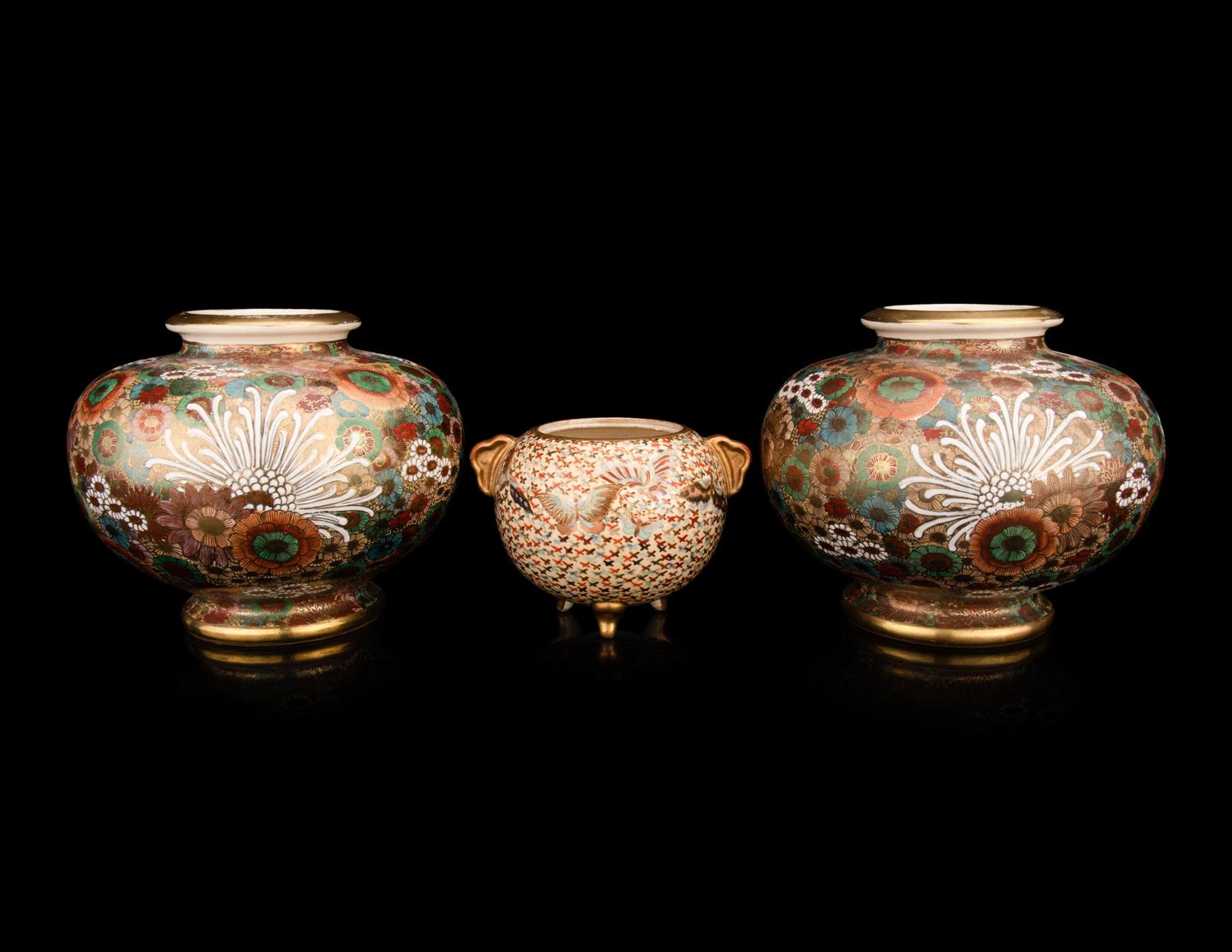 Three Japanese Satsuma Articles