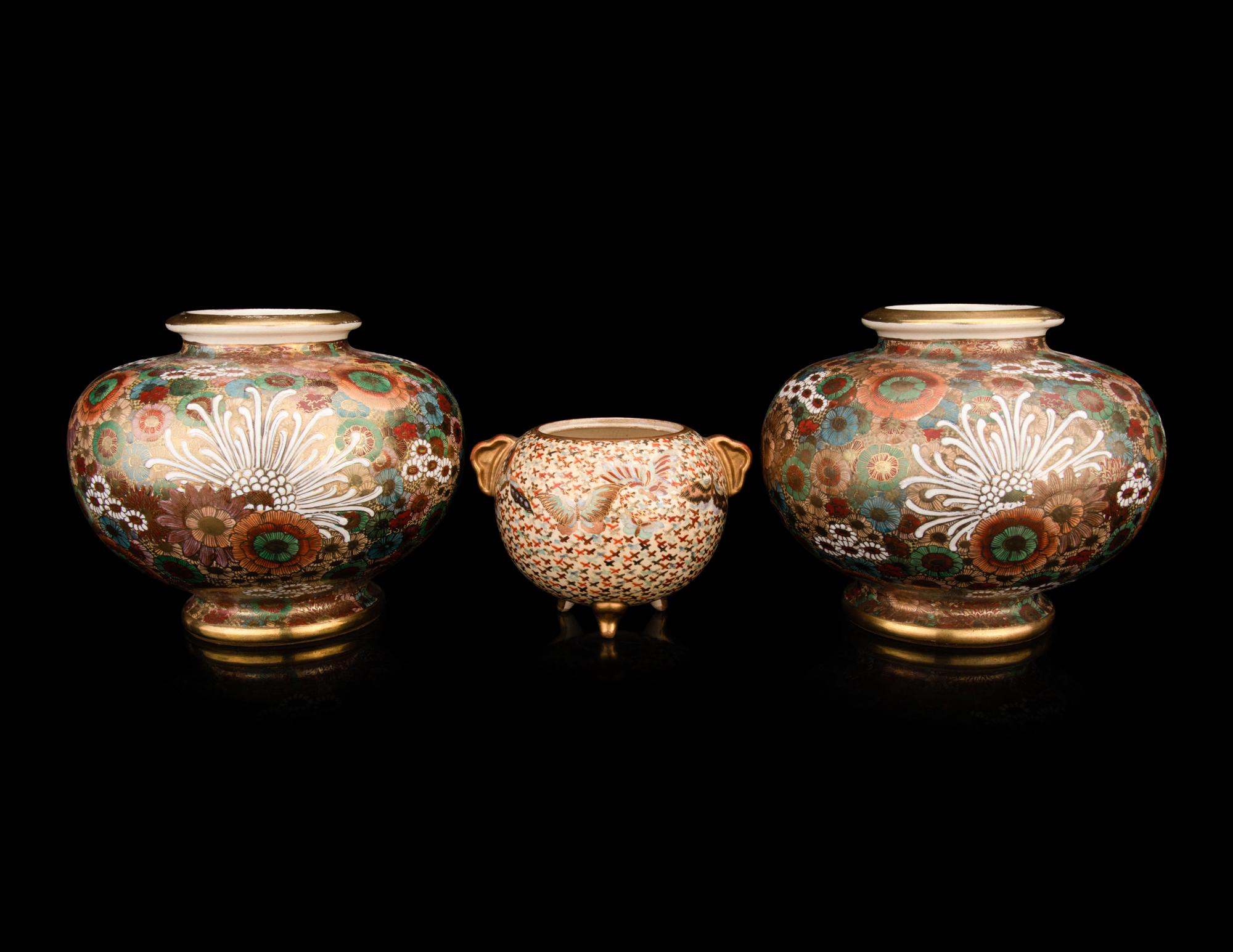 Three Japanese Satsuma Articles