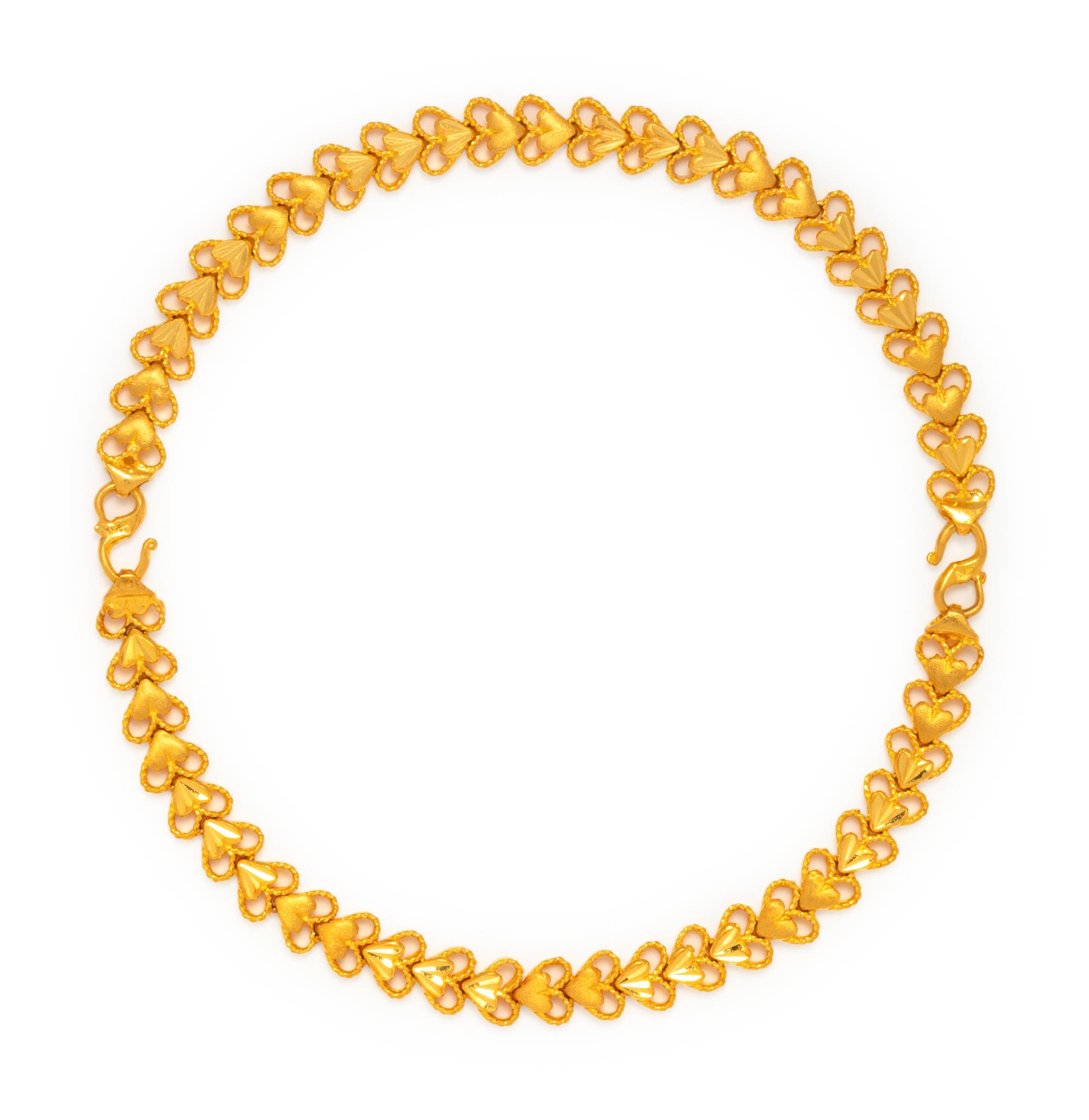 PAIR OF HIGH KARAT GOLD BRACELETS