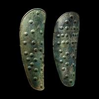 A Pair of European Bronze Age Greaves