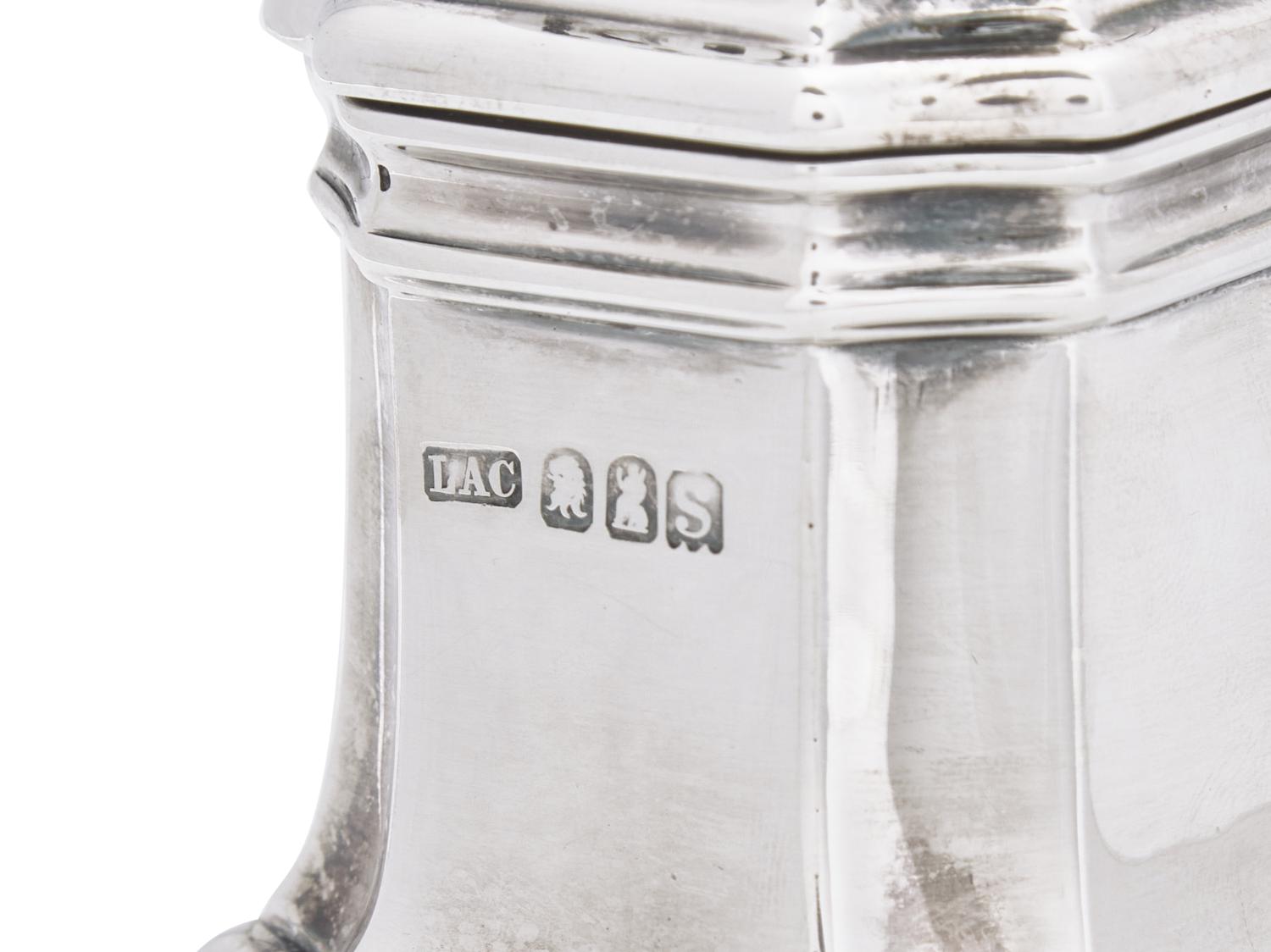 A George V Britannia Silver Caster