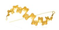 An 18 Karat Yellow Gold Lilliane Ruffle Pin, Michael Good, 10.10 dwts.