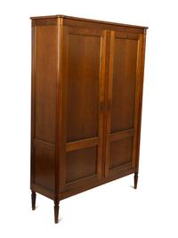 A French Fruitwood Two Door Cabinet in the Manner of Maison Jansen — 20TH CENTURY